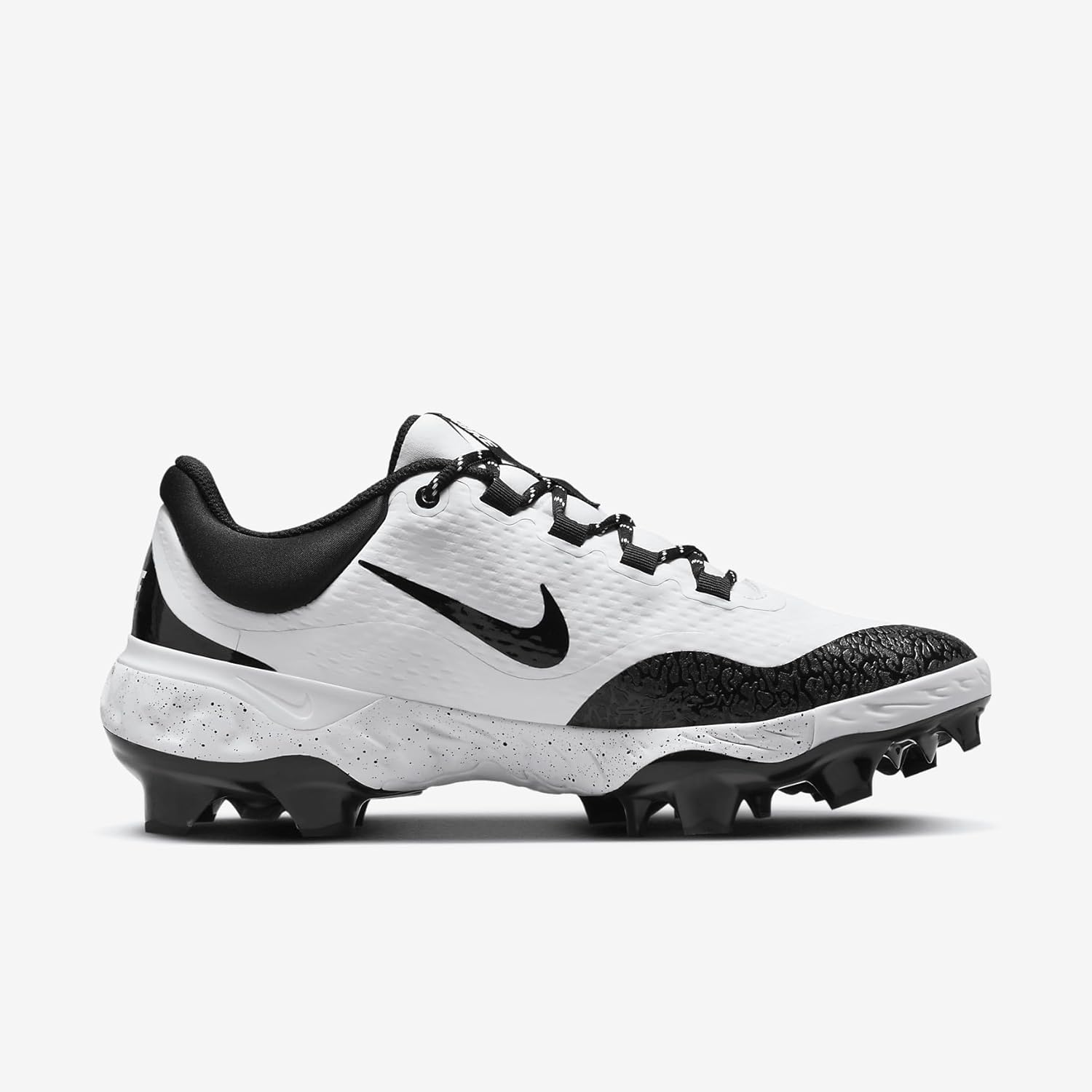 Бейсбольные бутсы Nike Alpha Huarache Elite 4 Low для мужчин, White/Black — фото 2