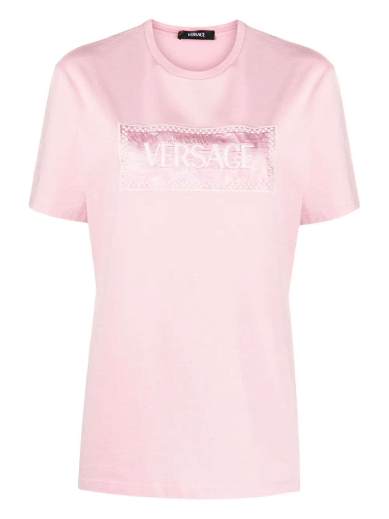 

Футболка из хлопка Versace, розовый