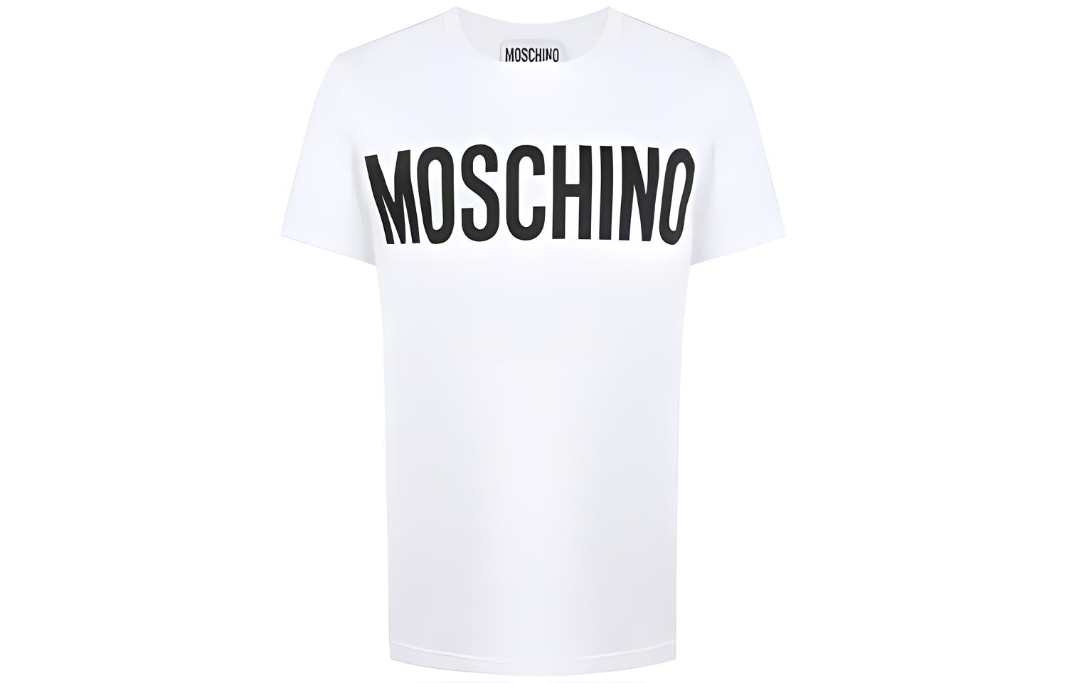 

Футболка с логотипом MOSCHINO, белая