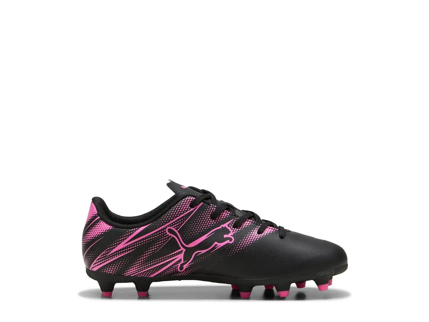 

Футбольные бутсы Puma Attacanto — детские, черные/розовые