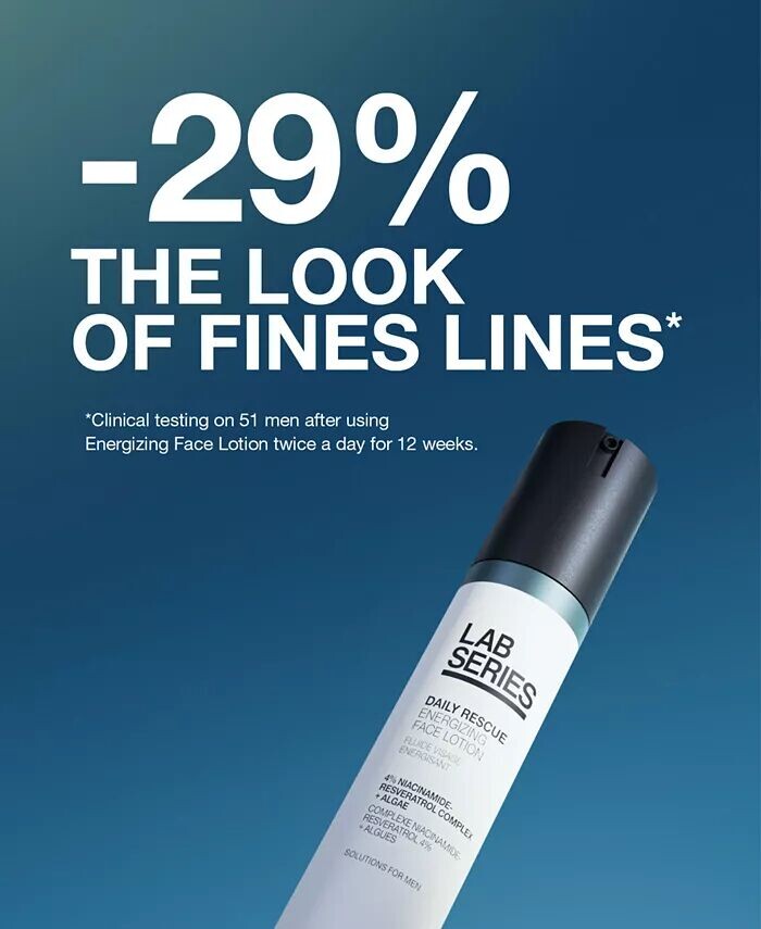 Skincare for Men Энергизирующий лосьон для лица Daily Rescue, 1,7 унции Lab Series — фото 3
