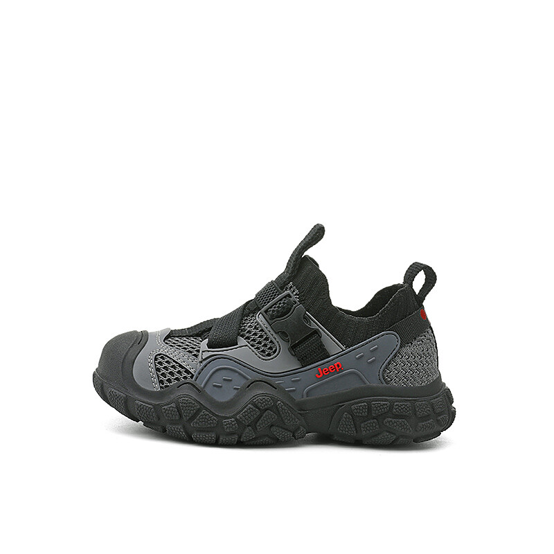 

Детские кеды Kids Low-top Серые Jeep, черный/серый