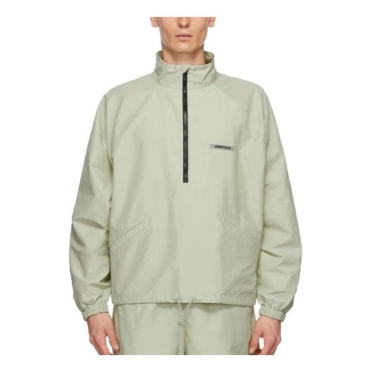 

Куртка Fear of God Essentials FW20 Half-Zip Track Jacket Sage, Зеленый, Куртка Fear of God Essentials FW20 Half-Zip Track Jacket Sage