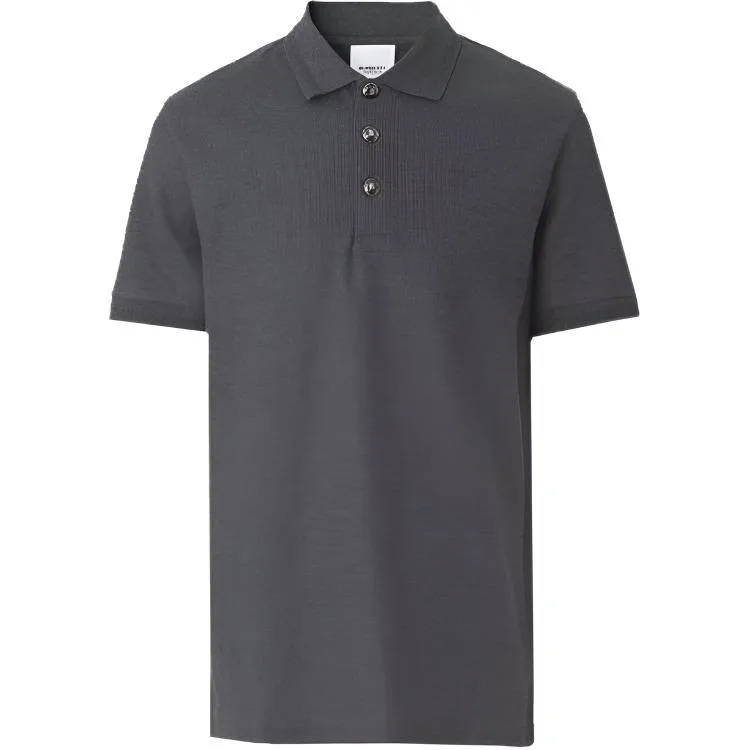 Футболка-поло Burberry charcoal heather серый