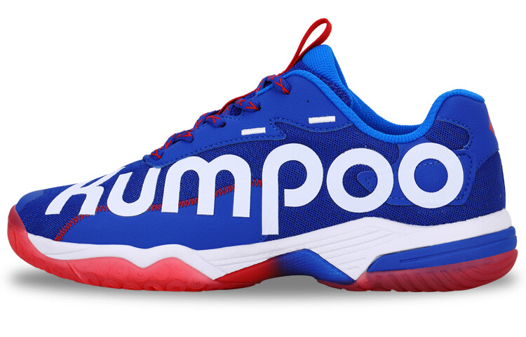 

Кроссовки KUMPOO Badminton Shoes Unisex Low-top White/blue, синий