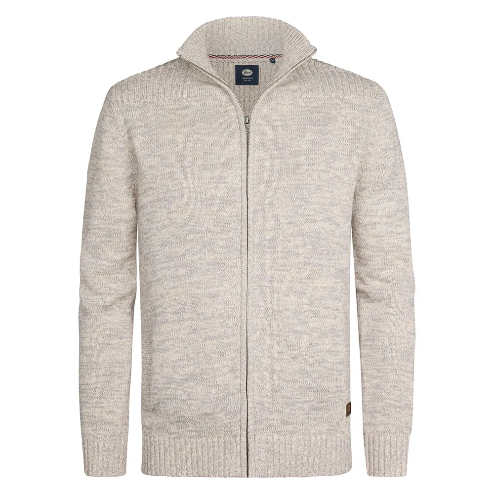 

Свитер Petrol Industries M-3050-KWC216 full zip, бежевый