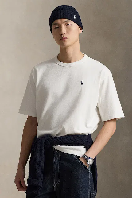 Футболка оверсайз Polo Ralph Lauren, белый