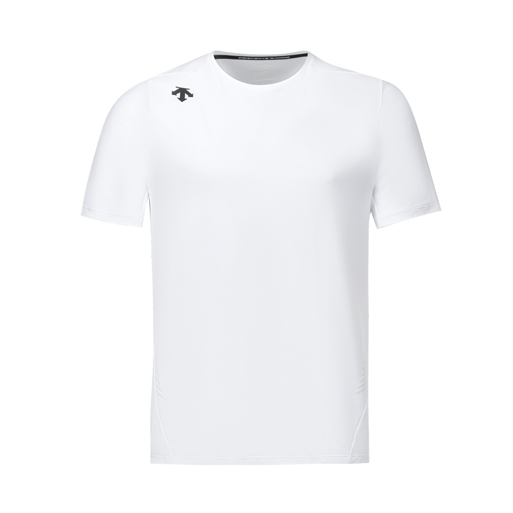 

Мужская футболка для бега RUNNING Collection DESCENTE, ярко-белый