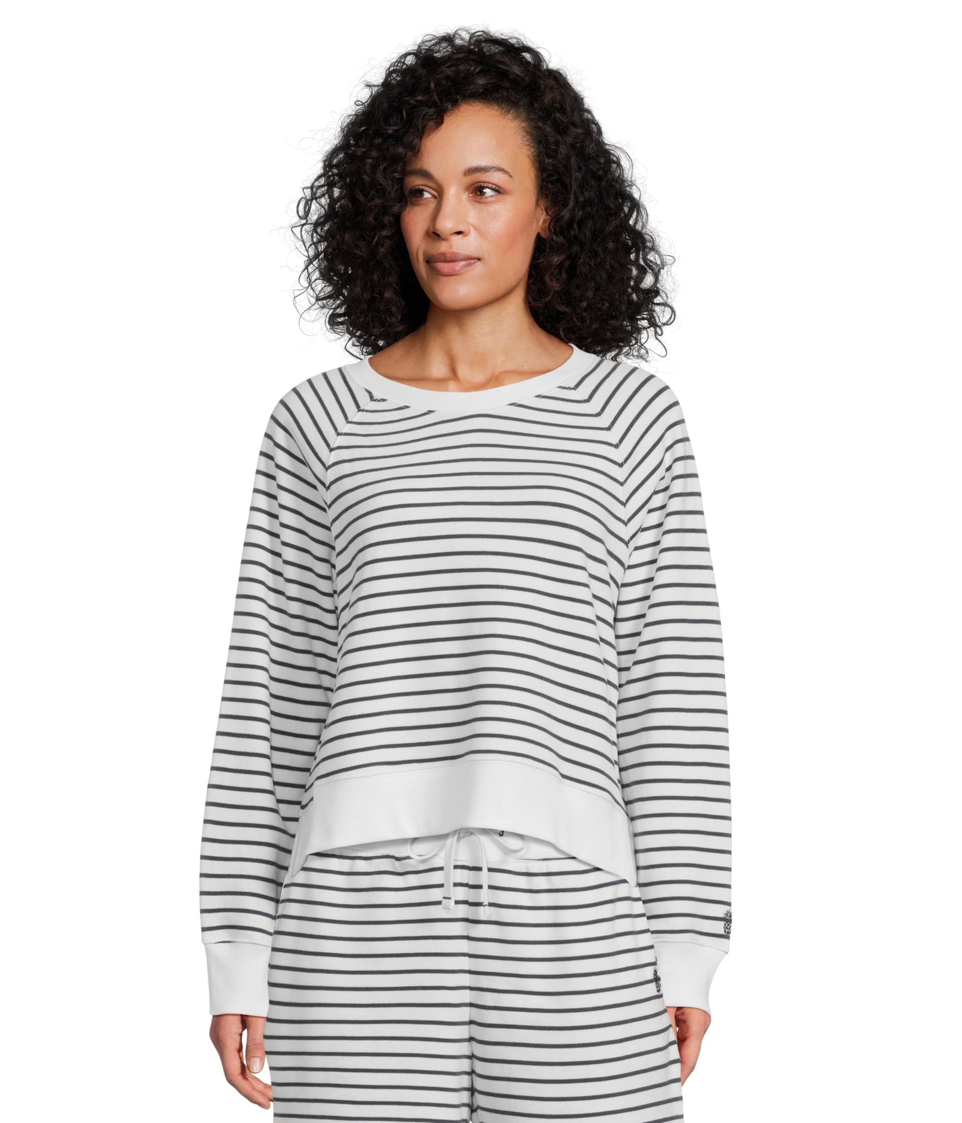 

Топ Tommy Bahama Marina Del Mar Stripe Crew Neck, цвет Coastline