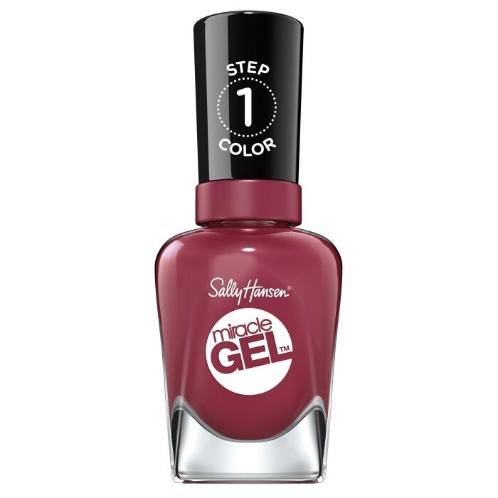 

Лак для ногтей Miracle Gel Esmalte de Uñas Sally Hansen, 496 Beet, Pray, Love