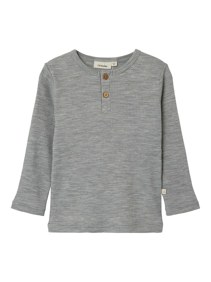 

Лонгслив Lil´Atelier Woll-Longsleeve Fable, серый