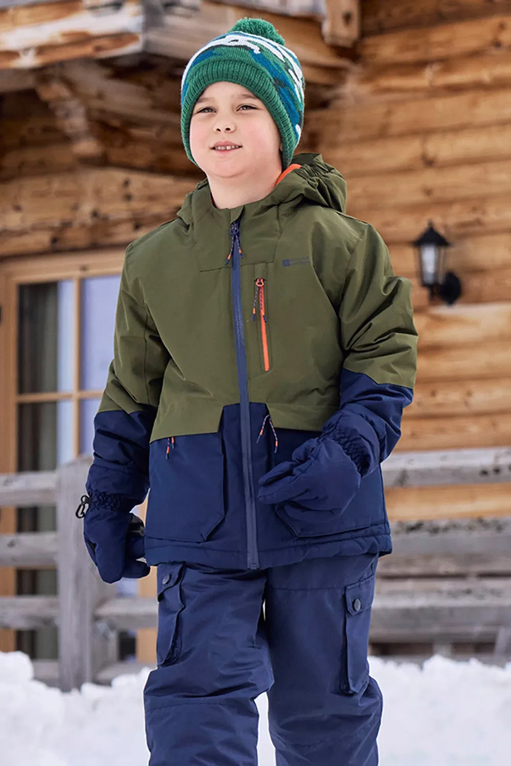 Детская Ski куртка Cosmos Mountain Warehouse, хаки