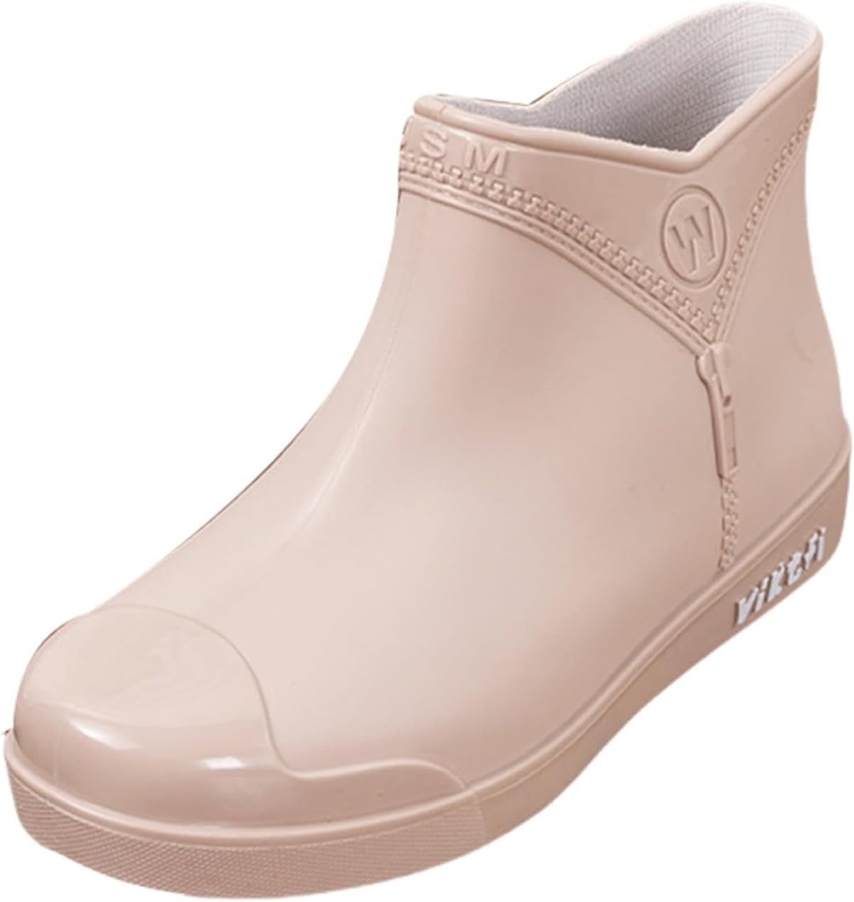 

Мужские ботинки на толстой подошве, резиновые с коротким голенищем, водонепроницаемые, противоскользящие, для рыбалки, лодочных прогулок, работы, садоводства Generic, бежевый