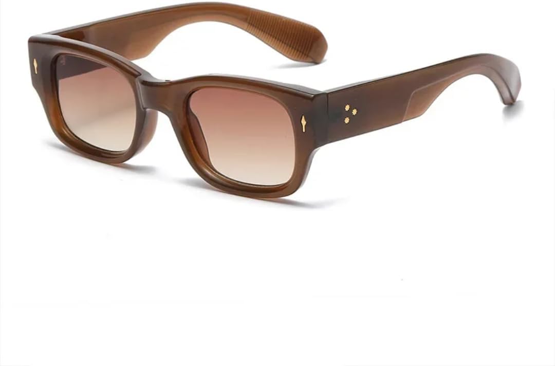 

Солнцезащитные очки с защитой UV400 | Маленькая оправа, градиентная расцветка | для женщин и мужчин, для занятий спортом на открытом воздухе и вождения DSVIGF, Tea Tea