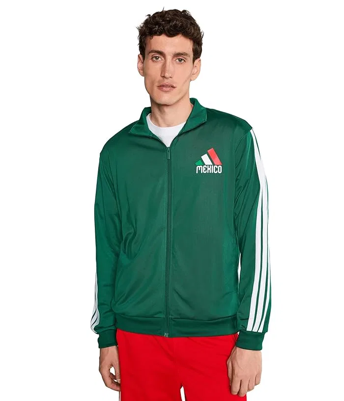 Куртка спортивная Mexico Olp Track Top Adidas, Team Dark Green