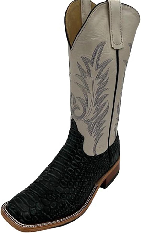 

Мужские экзотические сапоги Anderson Bean с черной оболочкой из питона и подошвой-гибридом из детской кожи - 338670, черный/белый