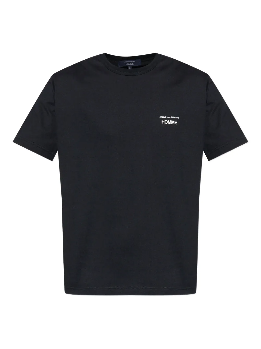 

Хлопковая футболка с логотипом Comme des Garçons Homme Plus, черный