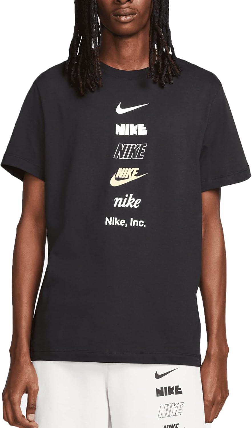 

Мужская футболка Nike, Wolf Grey/White, Белый, Мужская футболка Nike, Wolf Grey/White