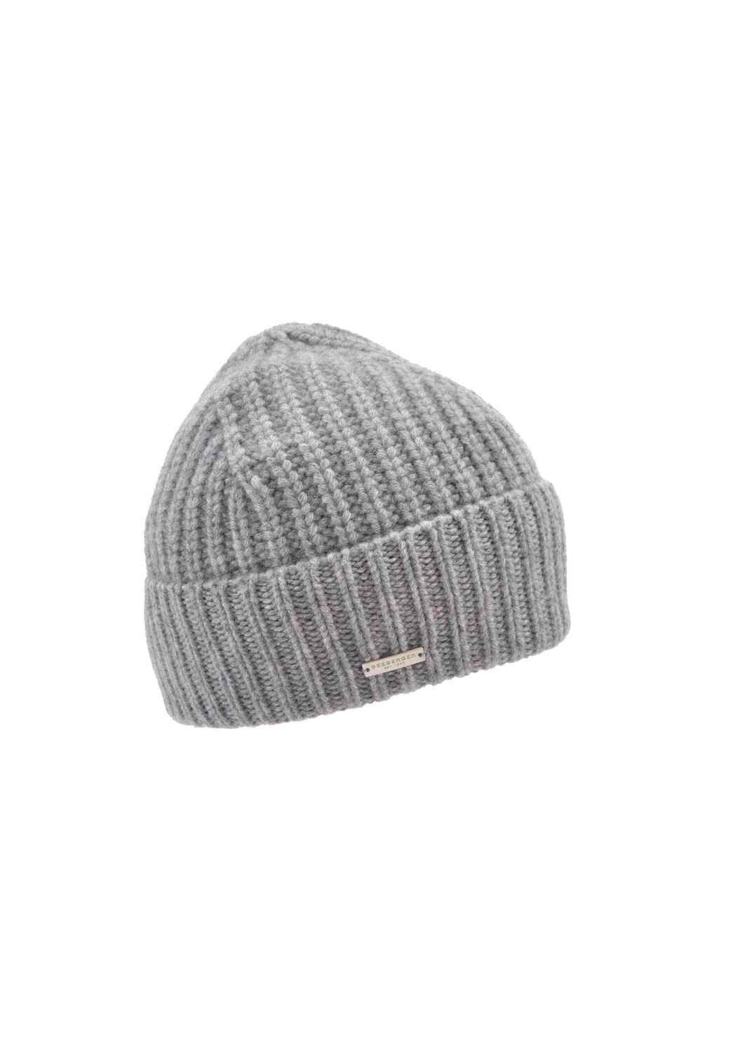 

Кашемировая шапка с манжетами крупной вязки 19012-0 SEEBERGER, цвет One Size