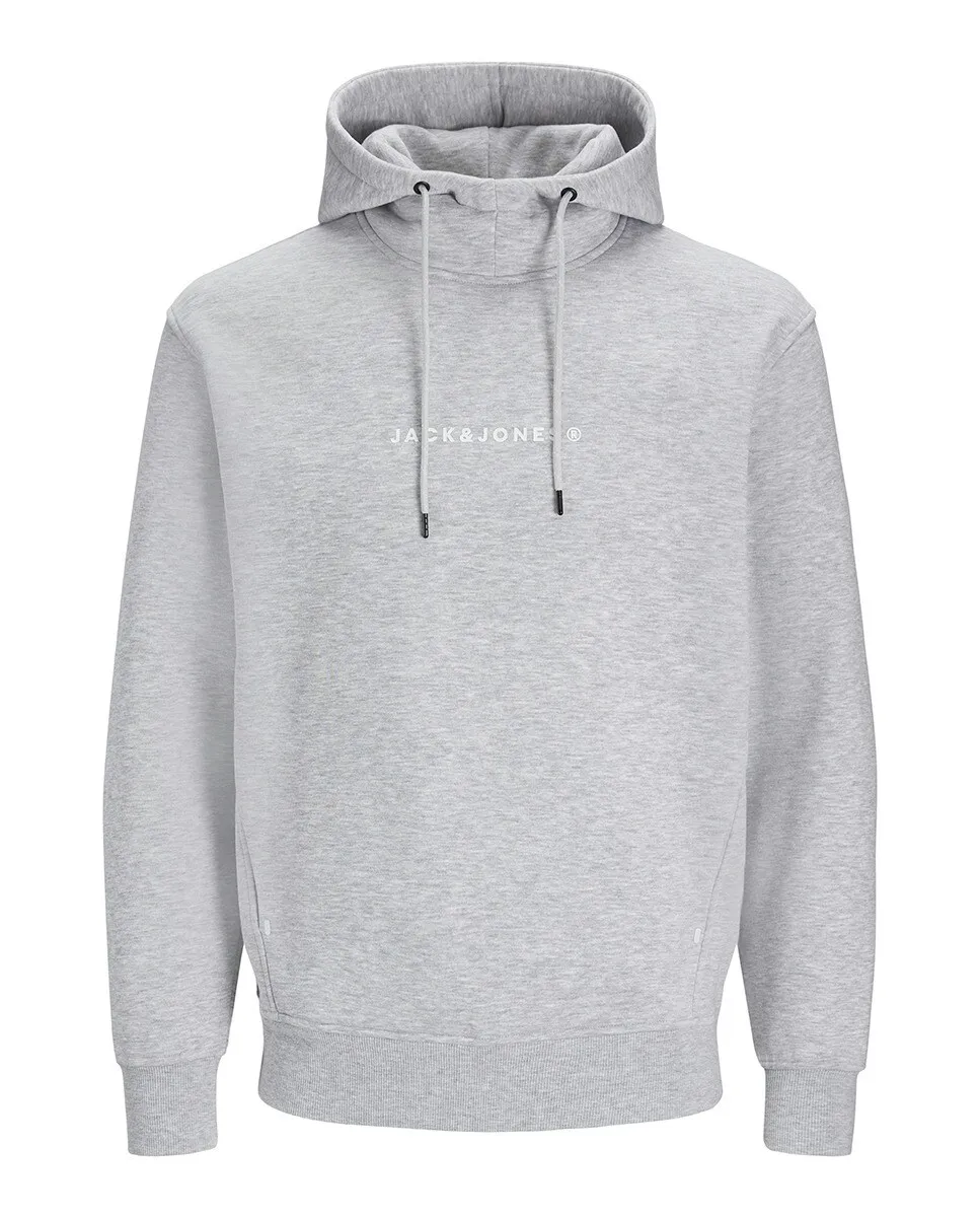 

Мужская однотонная толстовка с длинными рукавами Jack & Jones, светло-серый