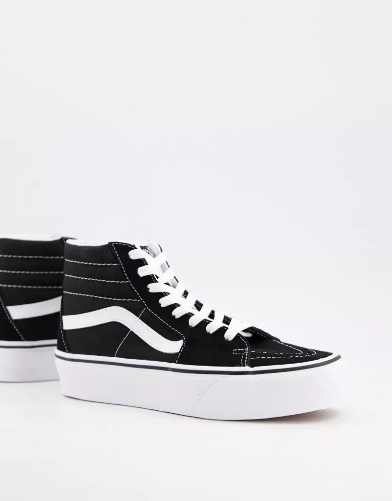 Черные кроссовки Vans Sk8-Hi Platforms 2.0