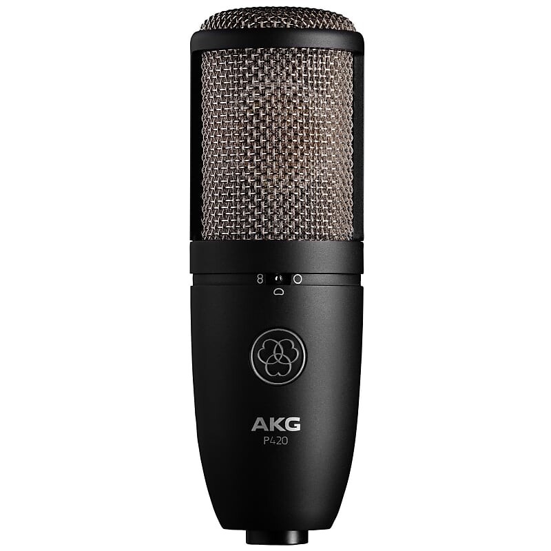 

Конденсаторный микрофон AKG P420 Perception 420 Multi-Pattern Large-Diapraghm Condenser Microphone