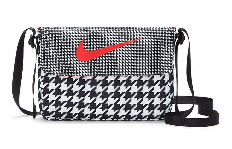 

Сумка через плечо Nike Unisex черная белая