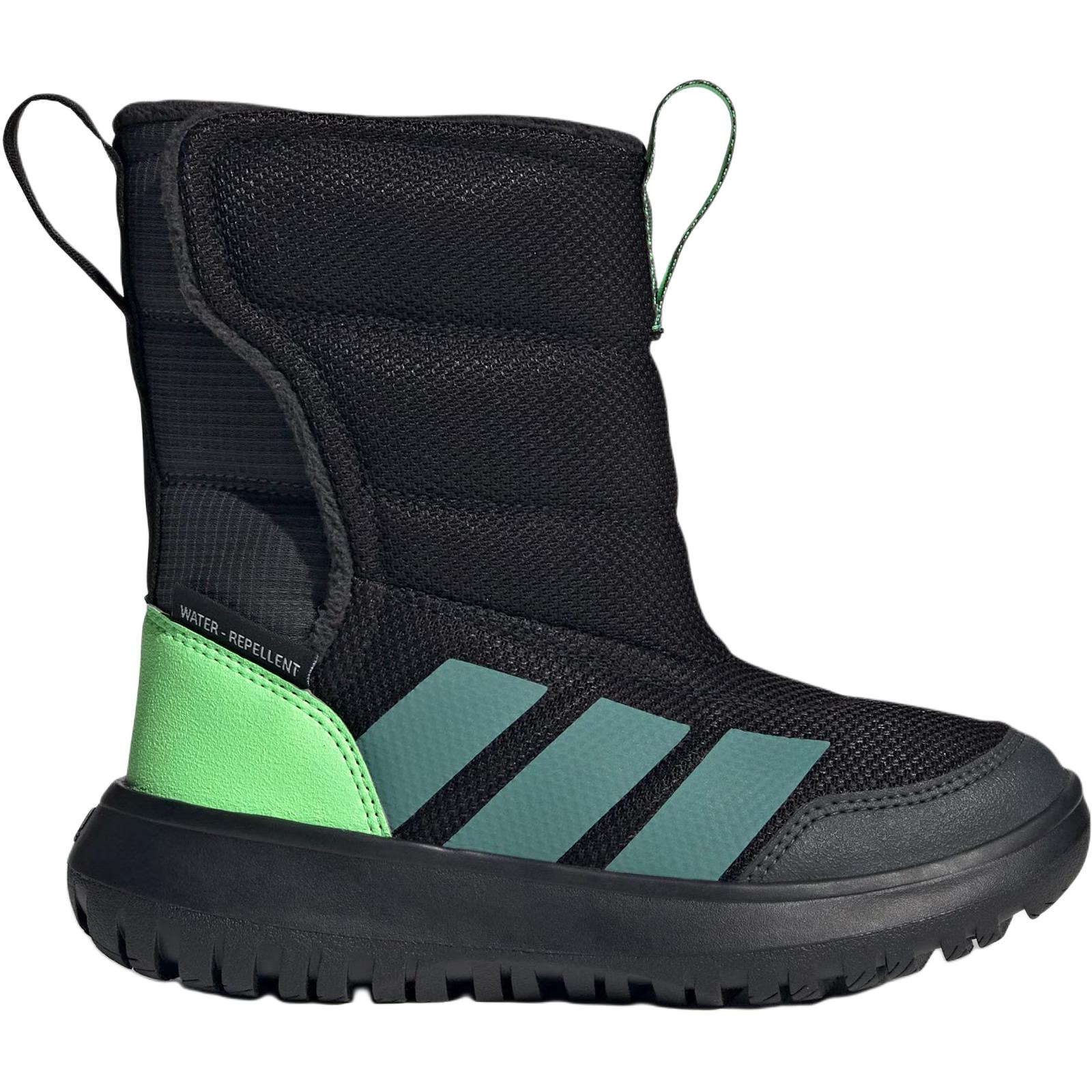 Adidas WINTERPLAY термо высокие детские зимние ботинки black для детей 3-7 лет — фото 3