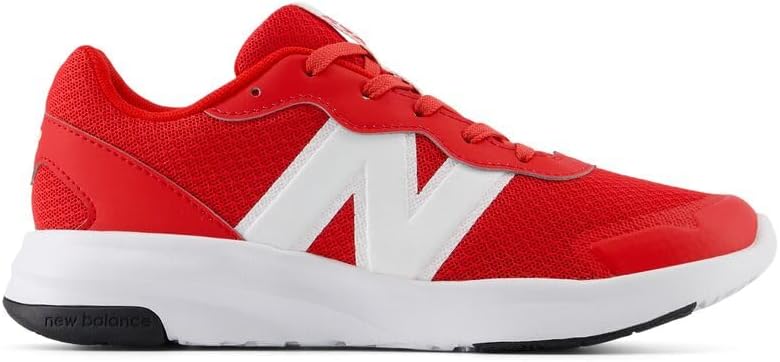 Детские кроссовки New Balance Dynasoft 578 V1 на шнуровке (унисекс), белый/красный — фото 2