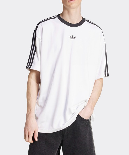 

Футболка с коротким рукавом, джерси жаккард Adidas Originals, белый