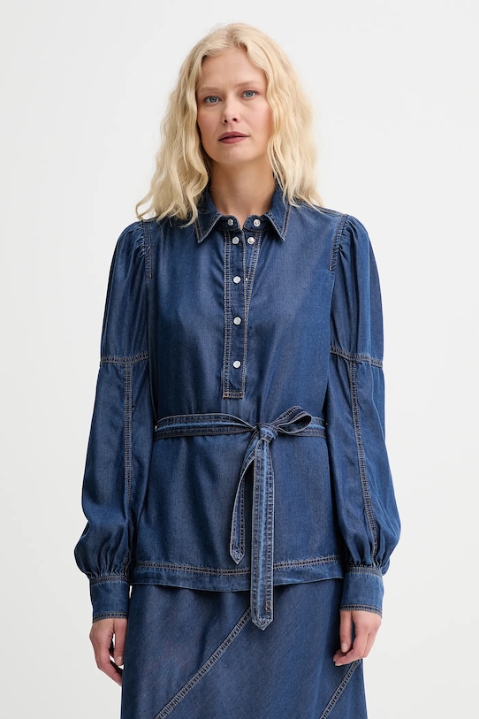 

Блузка Pikine Munthe, темно-синий