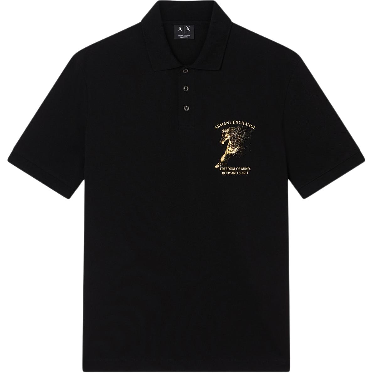 

Мужская рубашка-поло AE FW25 Armani Exchange, черный