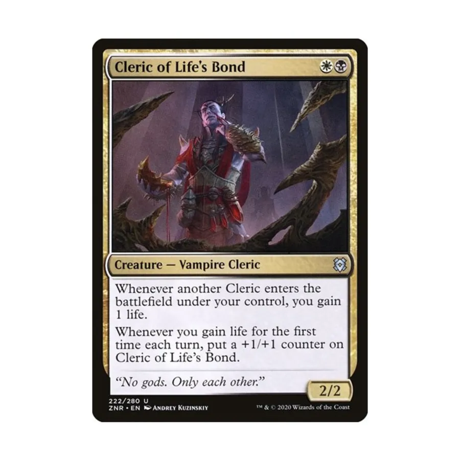 

CCG Священник Узы Жизни (U), MTG - Zendikar Rising