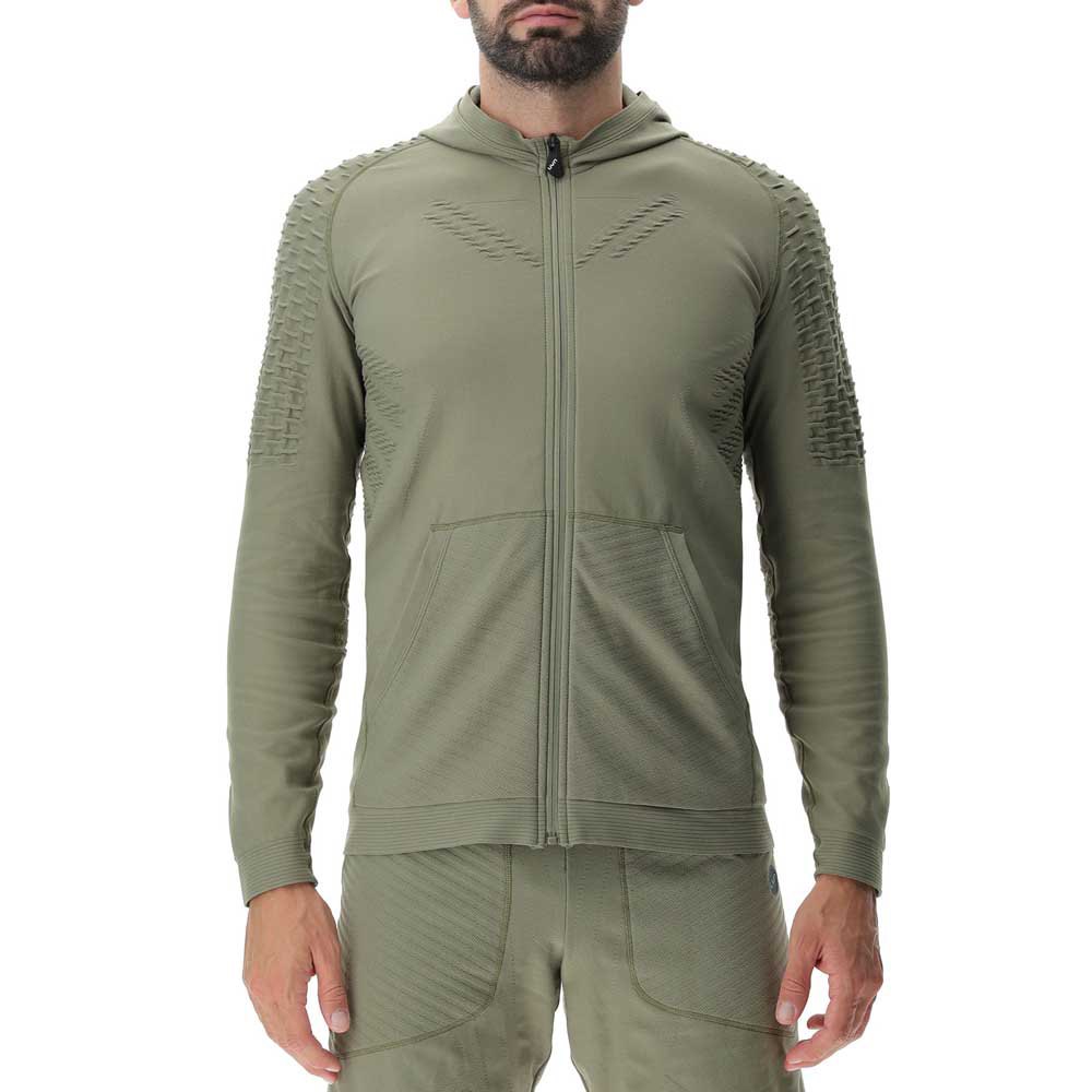 

Толстовка UYN Run Fit Full Zip Full Zip, зеленый