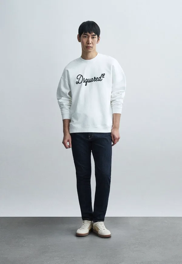 Узкие джинсы "тедди" Dsquared2, Navy Blue — фото 2