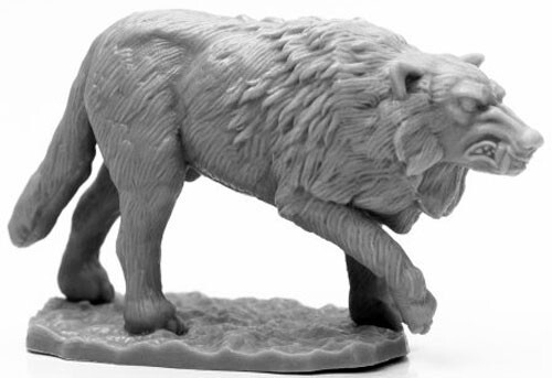 

Миниатюра Reaper Bones Black: Winter Wolf