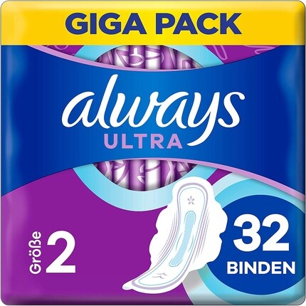 

Всегда Ультра Бинден Дамен Гр. 2 Длинные большие упаковки 32 Stück Always