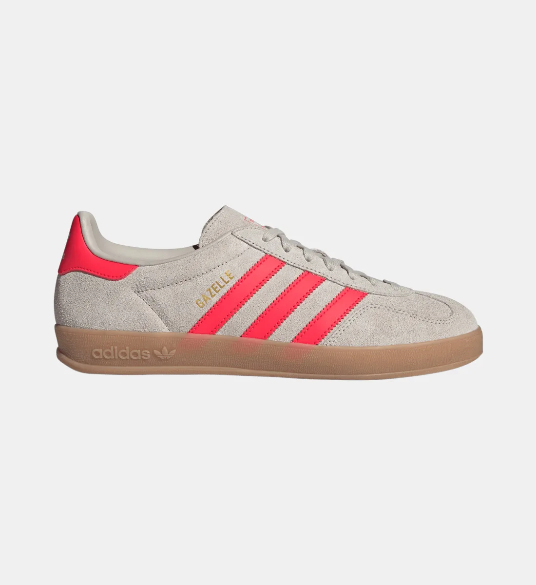 Кожаные низкие кроссовки Gazelle Indoor Adidas Originals, бежевый