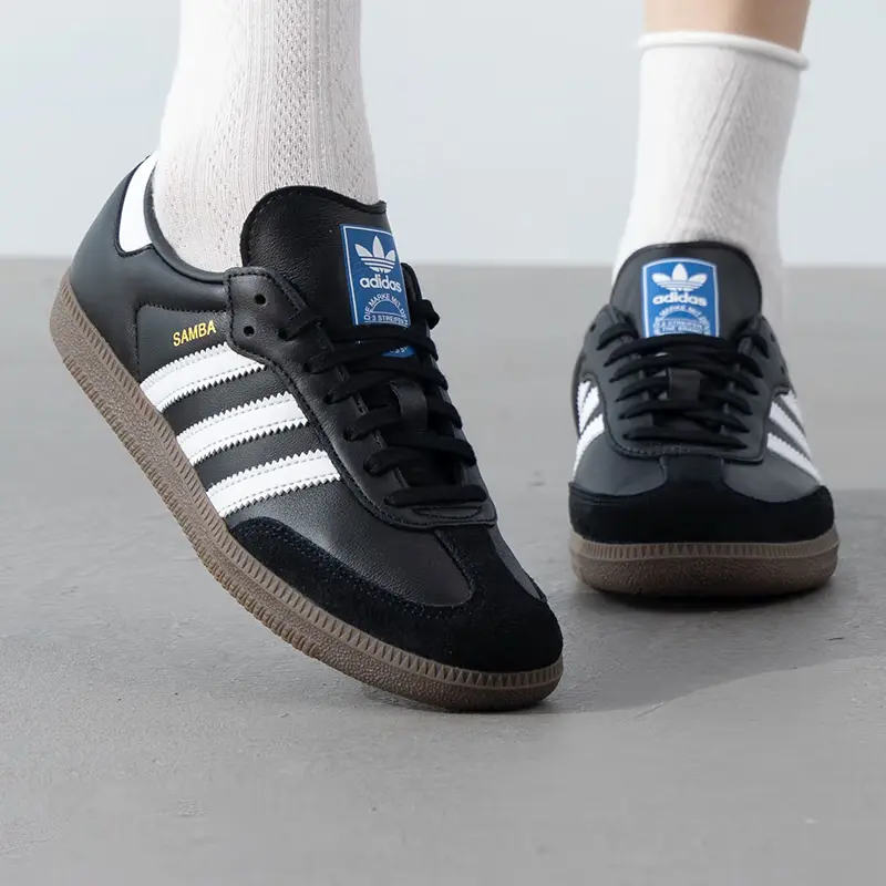Adidas Samba OG J 'Black White' Adidas Originals — фото 4