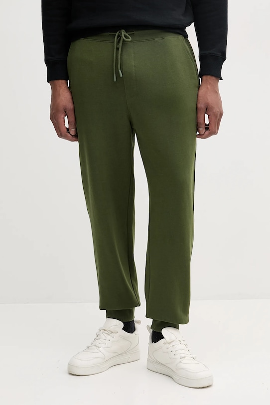 

Хлопковые спортивные брюки United Colors Of Benetton, зеленый