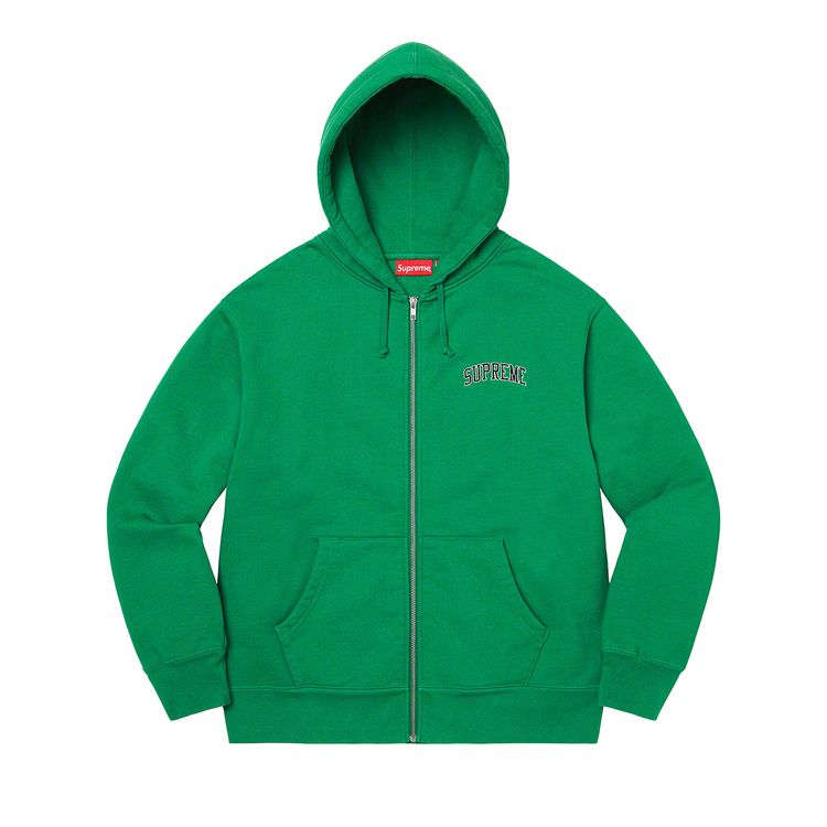 

Толстовка Supreme Doughboy Zip Up Hooded Sweatshirt 'Green', зеленый