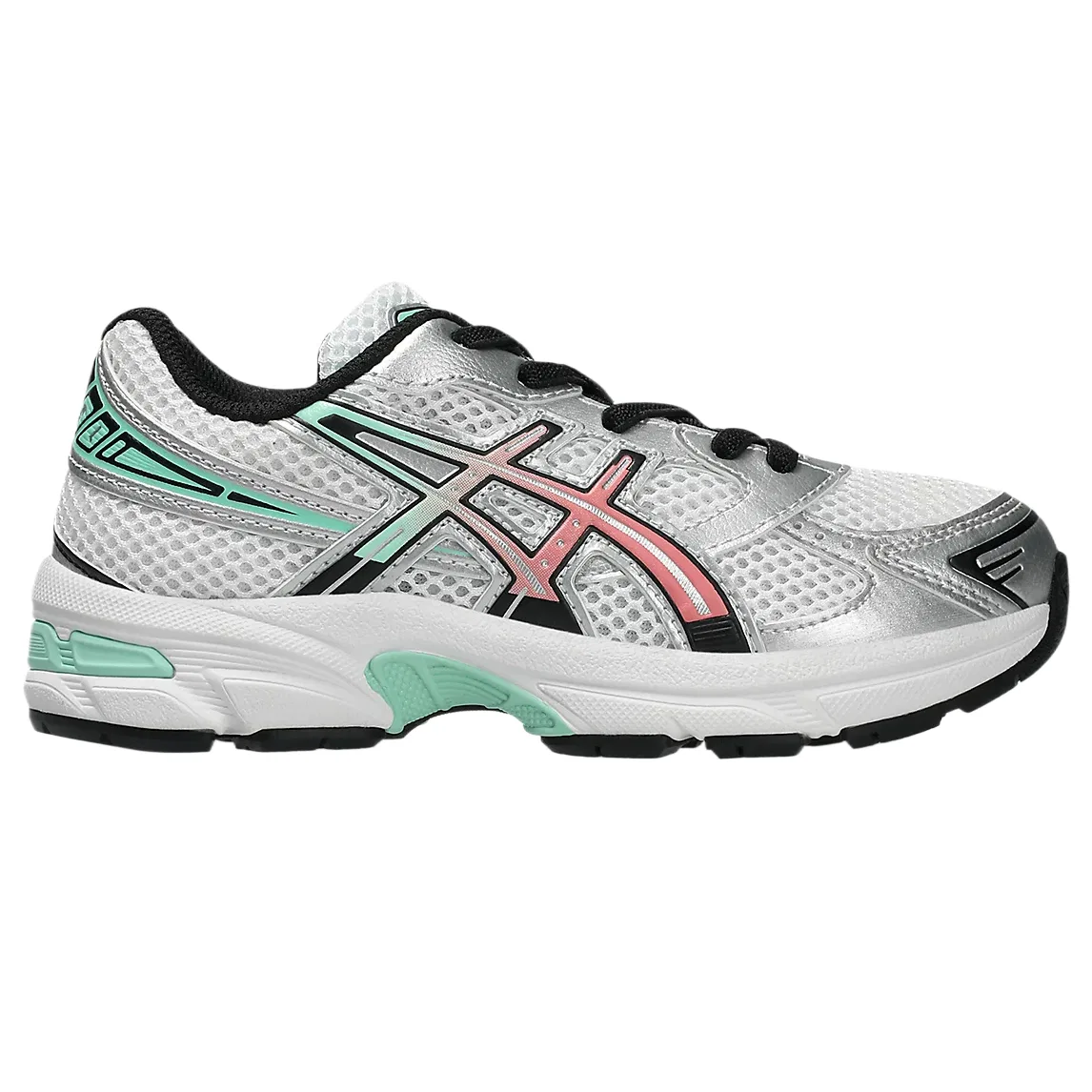 Детские беговые кроссовки Gel 1130 Cushioning Low top ASICS, White/Ice Green — фото 3