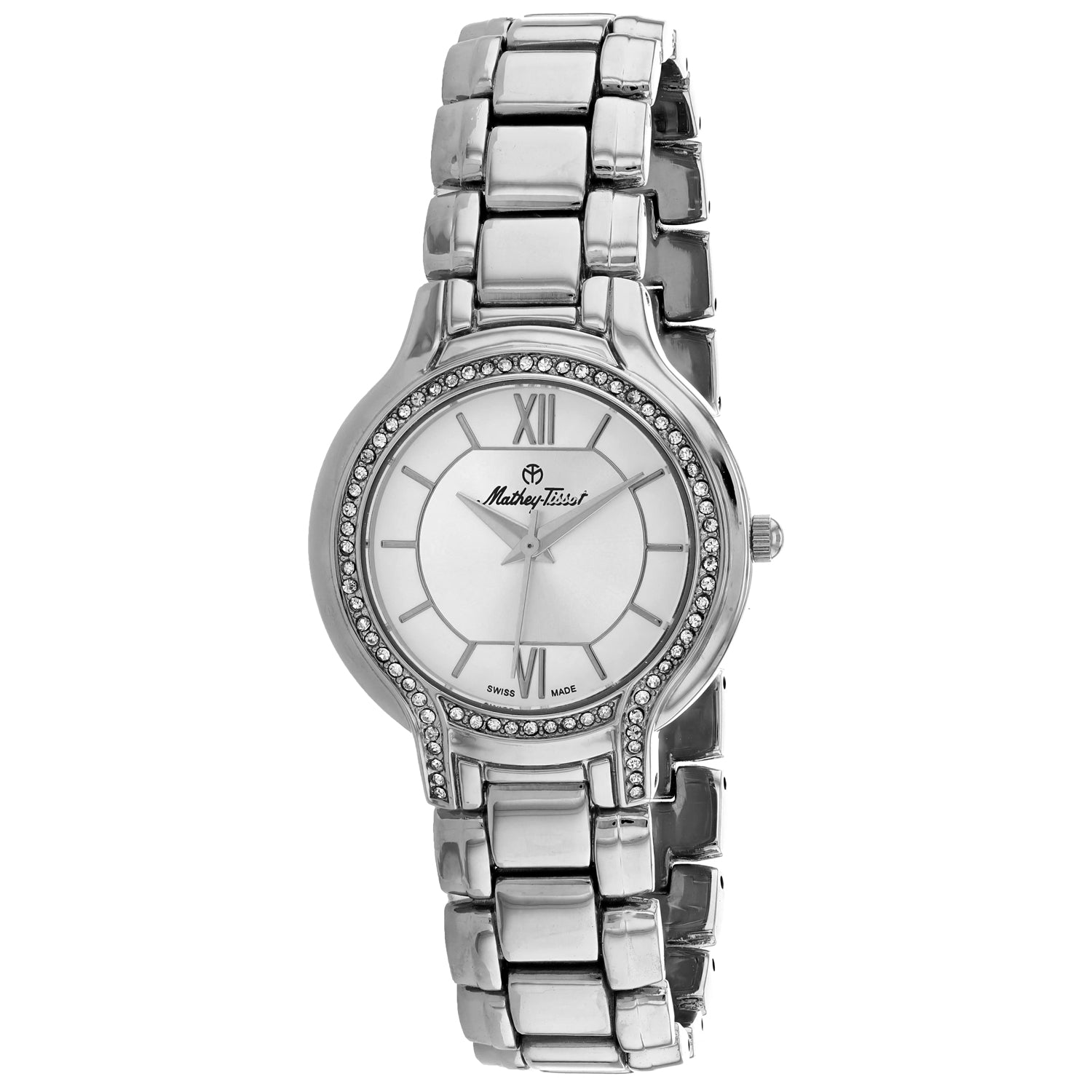 

Женские часы Mathey Tissot с серебряным циферблатом