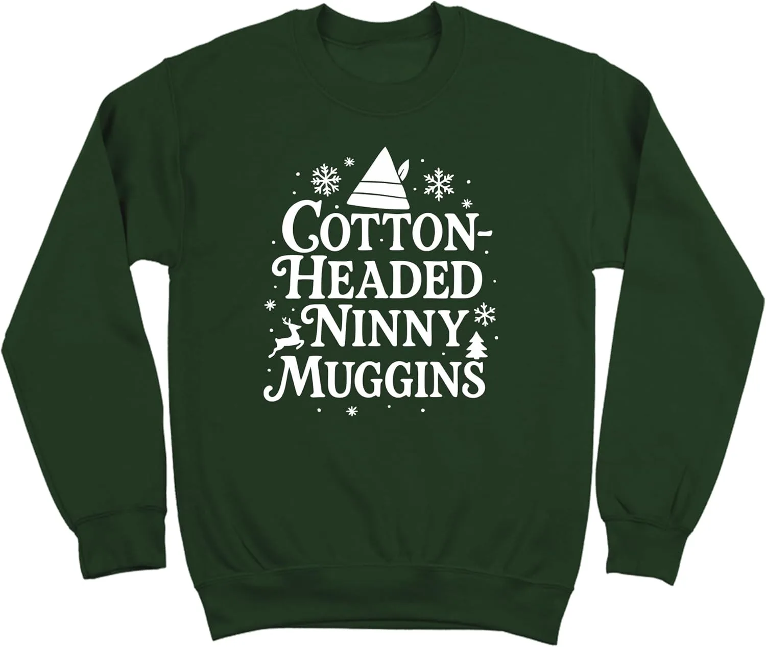 

Donkey Tees COTTON HEADED NINNY MUGGINS - смешная рождественская толстовка