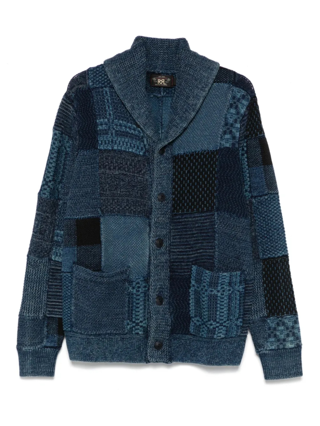 

Лоскутный кардиган Ralph Lauren RRL, синий