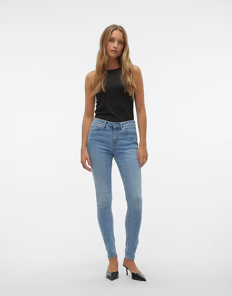 

Джинсы Vero Moda Skinny fit светло-голубого цвета