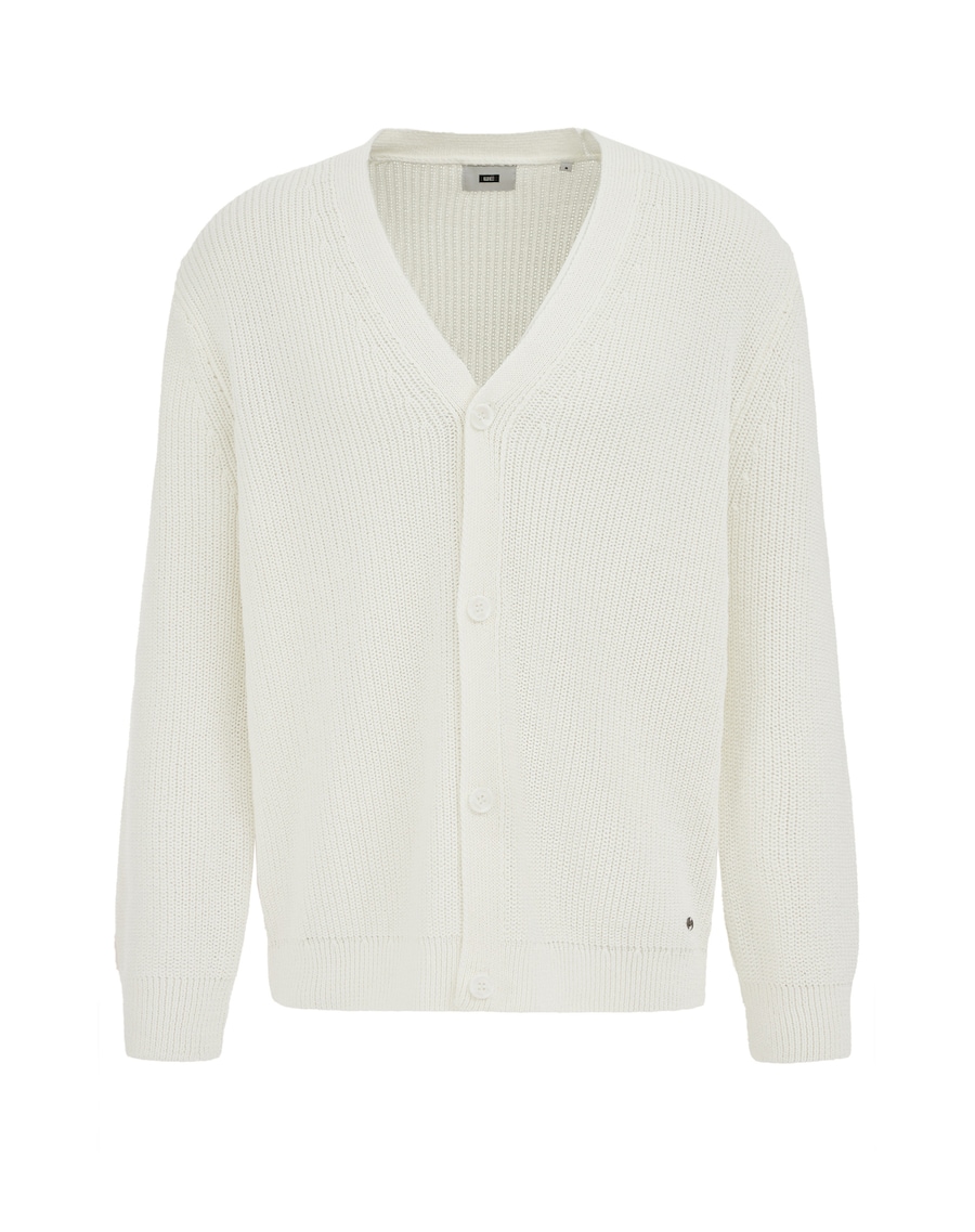 

Вязаный кардиган WE Fashion, от белого