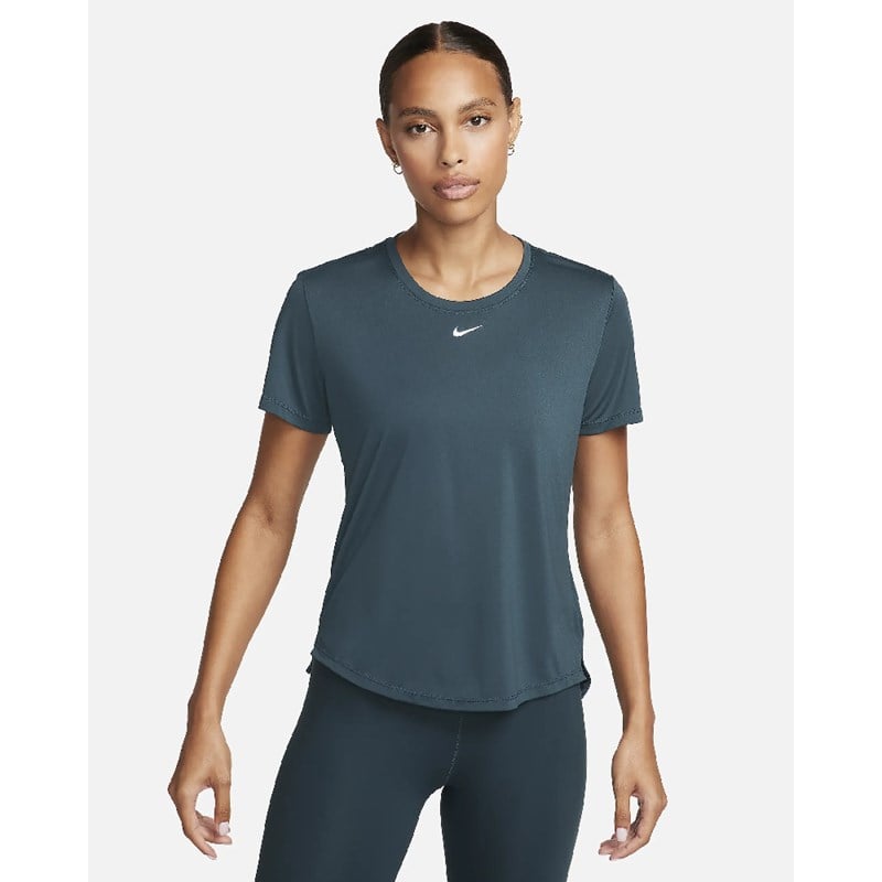 

Женская футболка one df ss std top Nike, зеленый