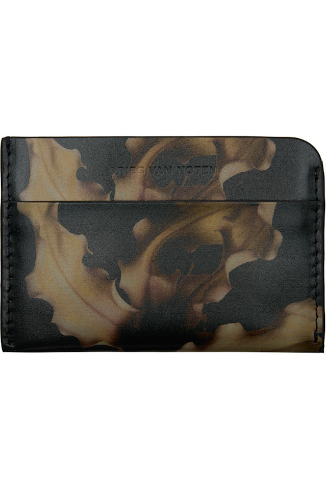 

Dries Van Noten Черный кожаный держатель для карт