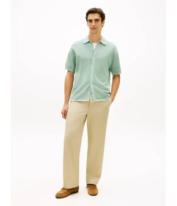 Рубашка loose fit Tommy Hilfiger, мятный — фото 2